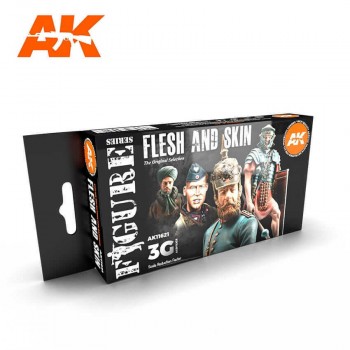 AK Interactive Flesh And Skin Colors Acrylic Paint Set AK11621